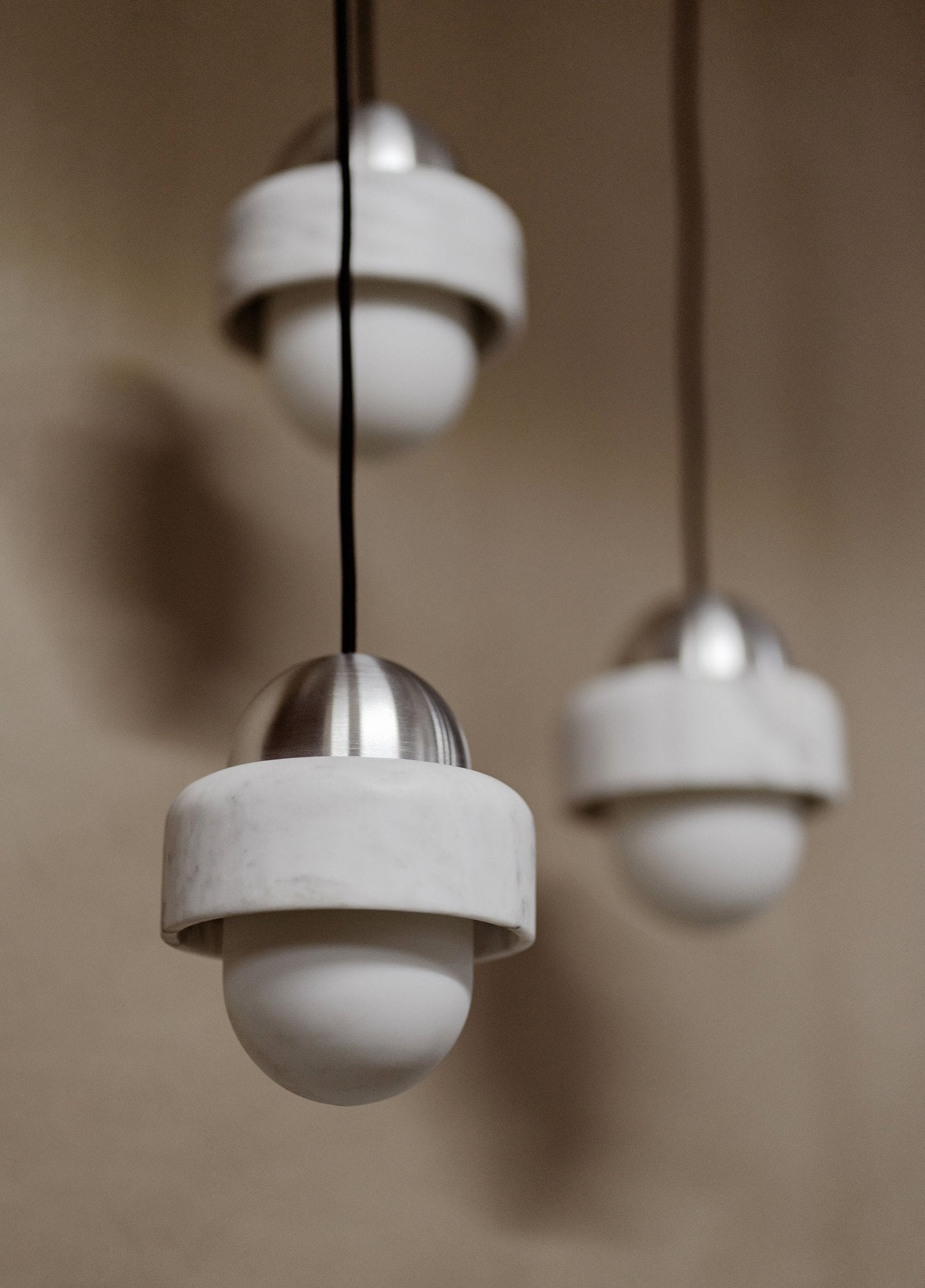 Elliren Modern Minimalist Marble Glass Pendant Lamp - Lamp Copper