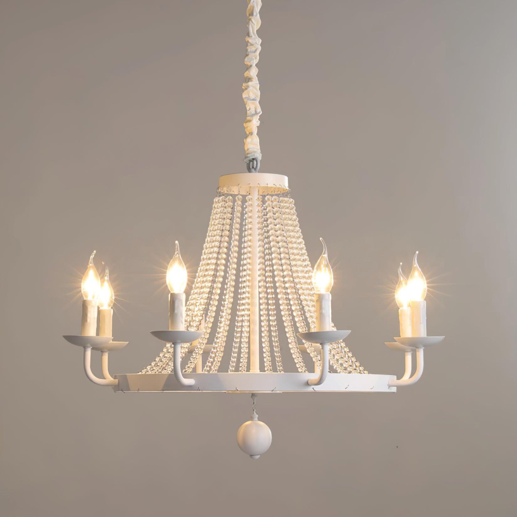 Naples Lustre Crystal Fer Rustique Moderne - Neutralighting