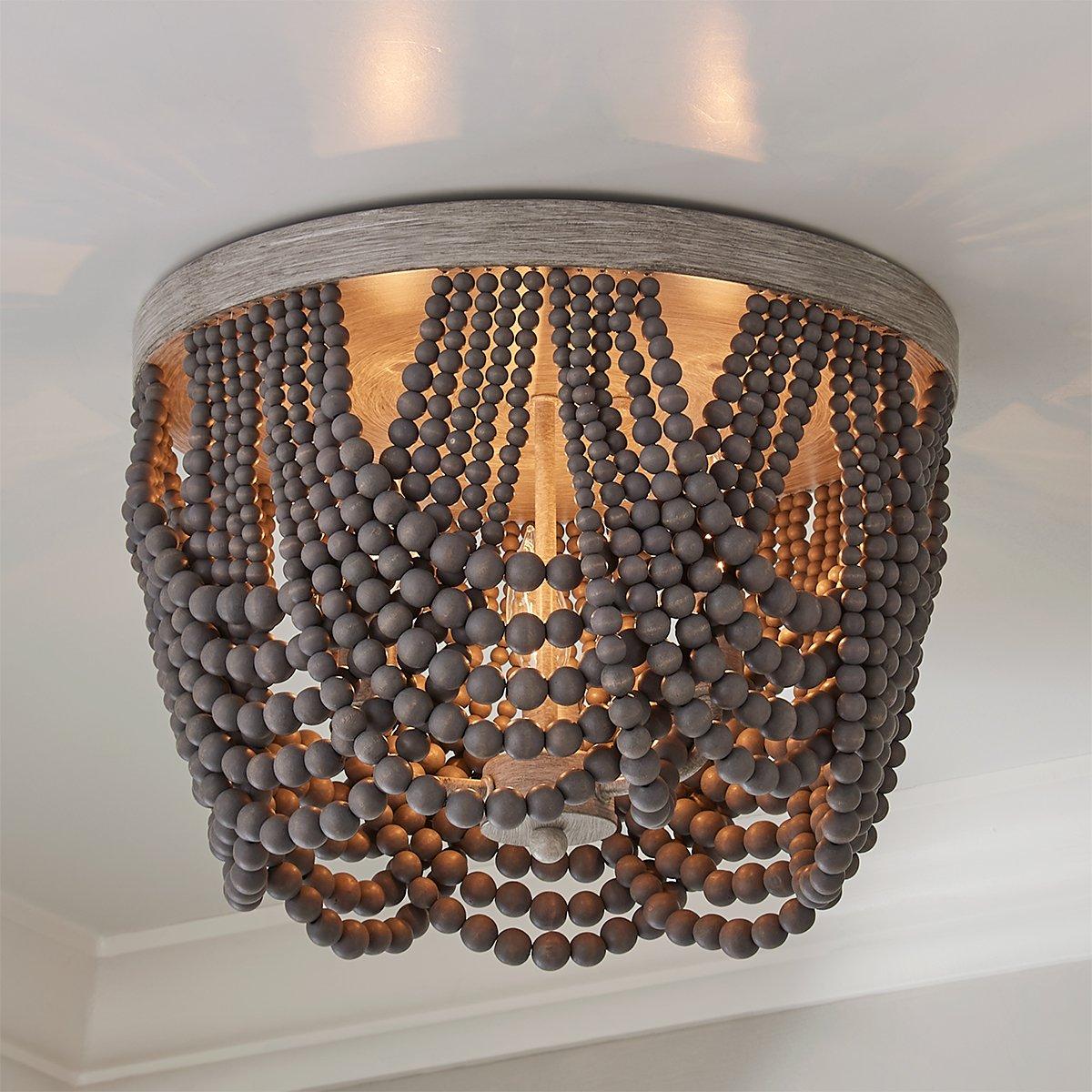 Nash Premium Nordic Art Layered Wooden Metal Ceiling Light - Lamp Copper