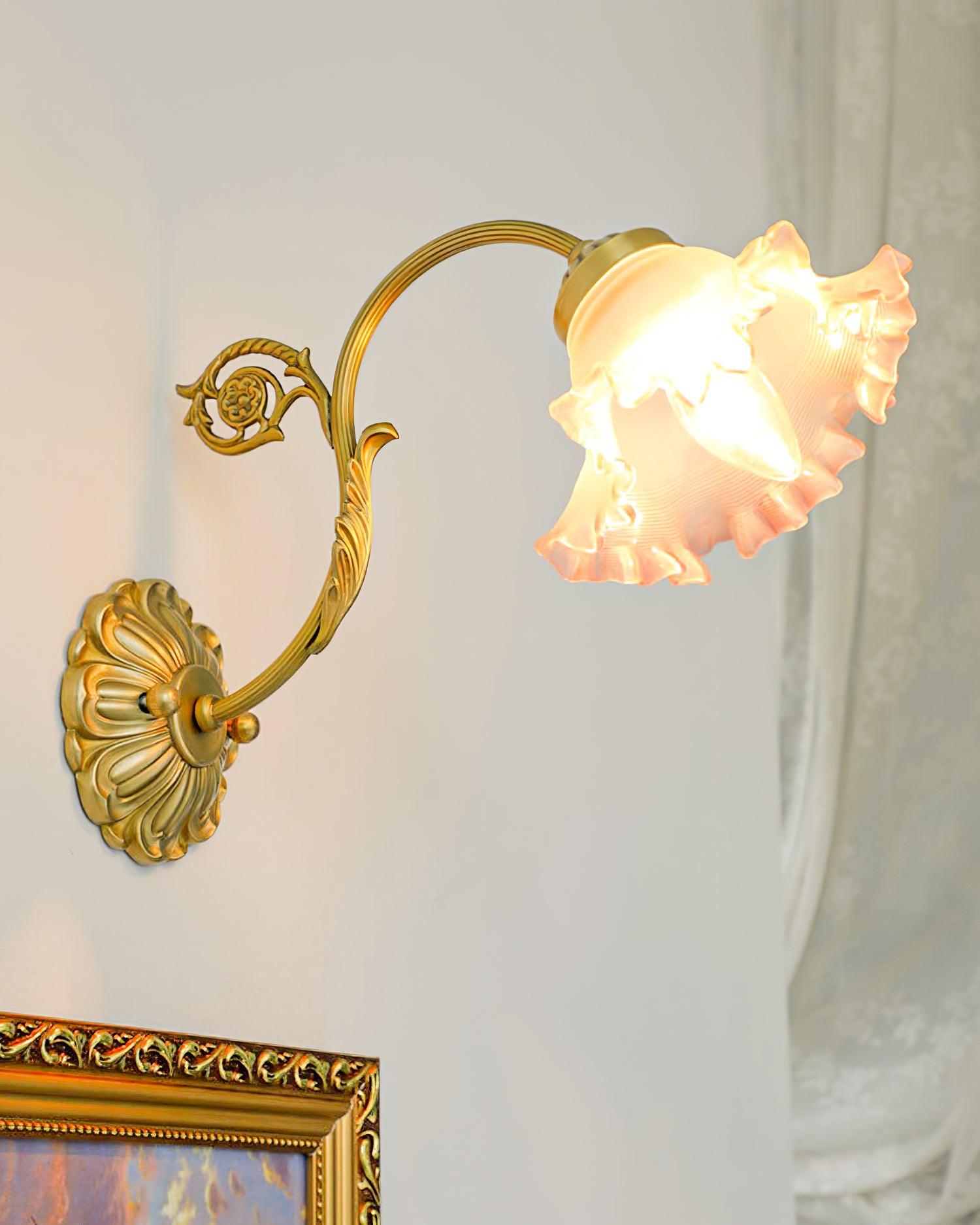 Neiman Applique Murale Volant Rose - Neutralighting