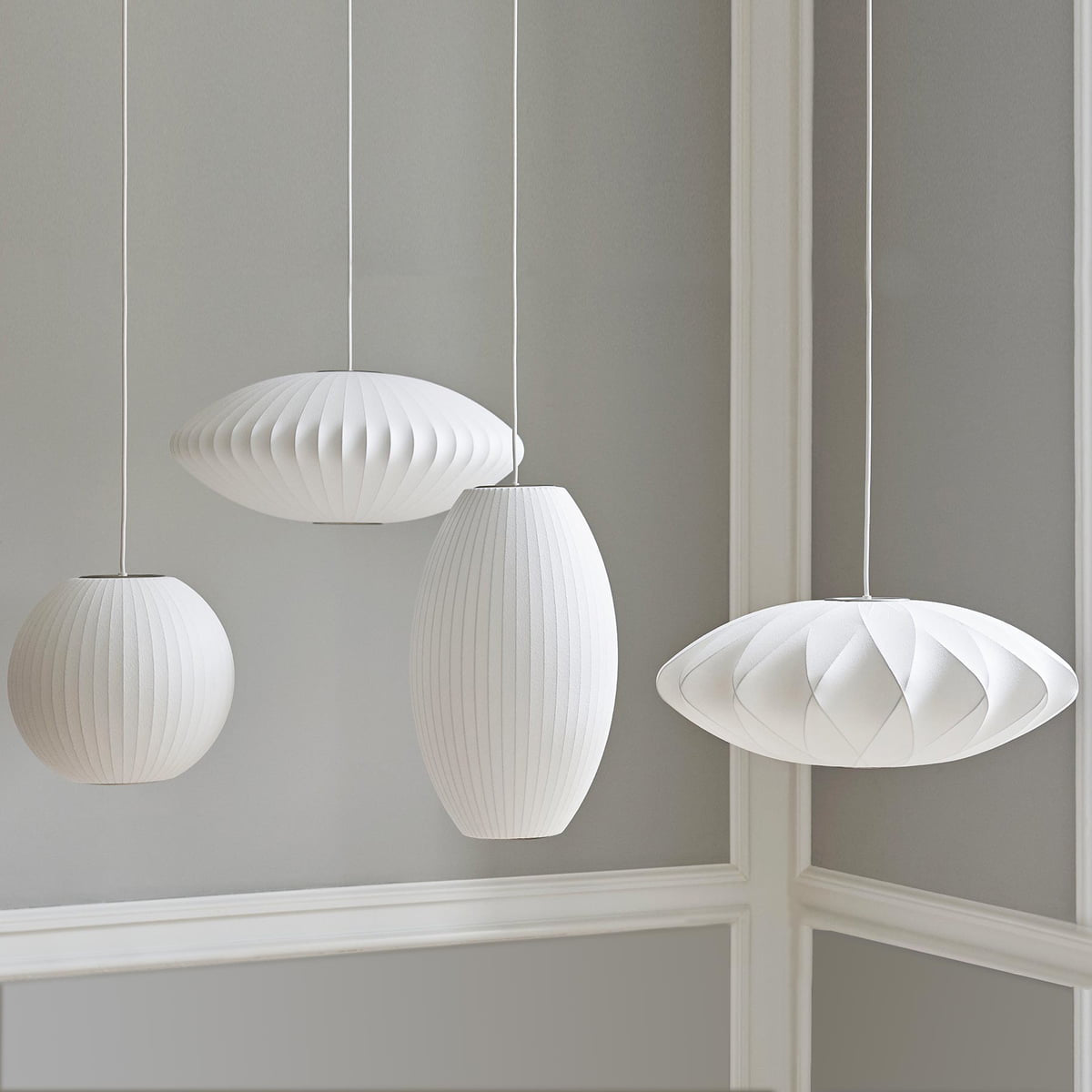 Etrio Suspension Bulle en Soie de Mûrier - Neutralighting