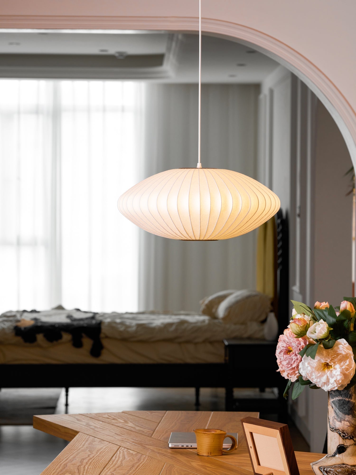 Alvaris White Modern Pendant Light - Letslighting