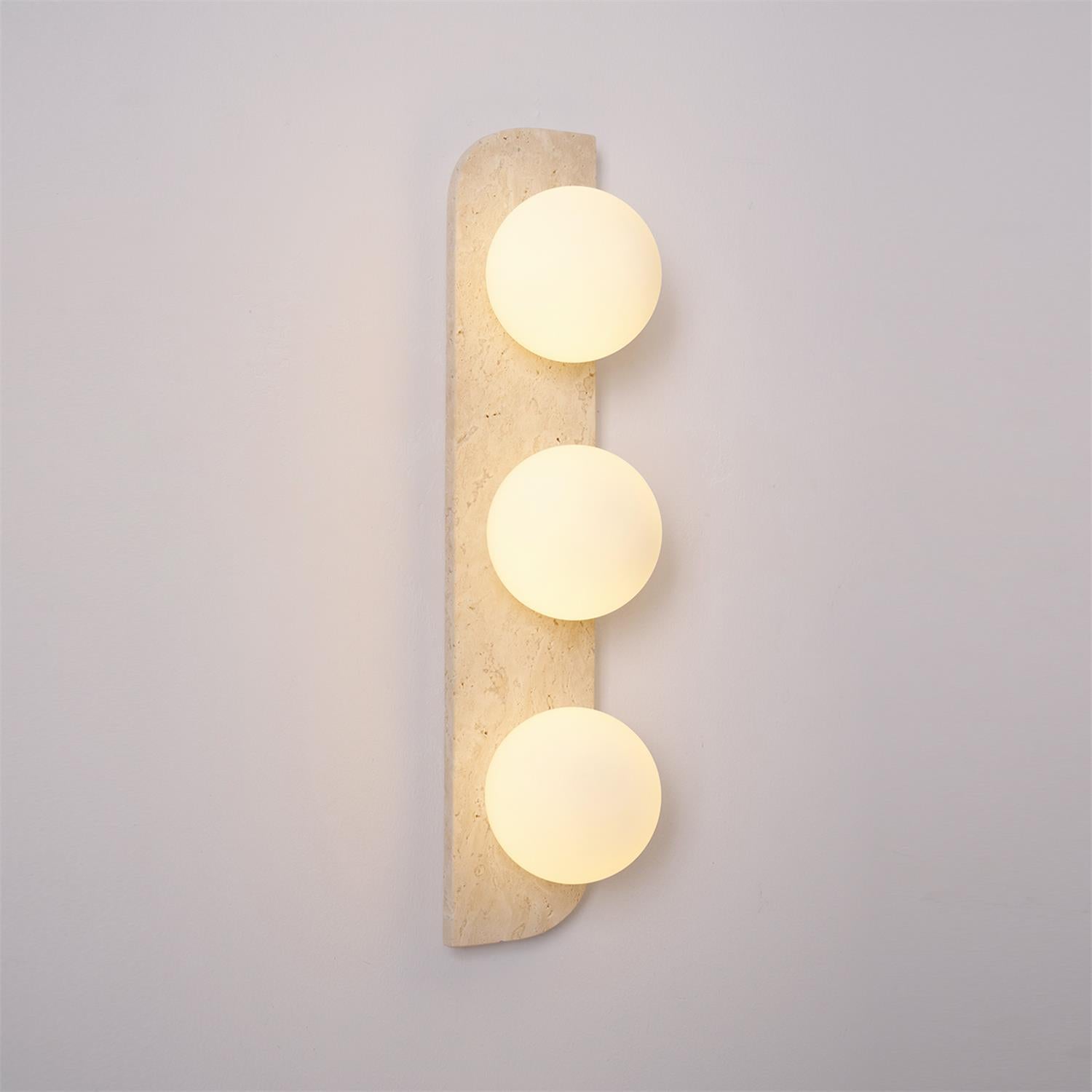Ritta Applique Murale Moderne en Travertin - Neutralighting