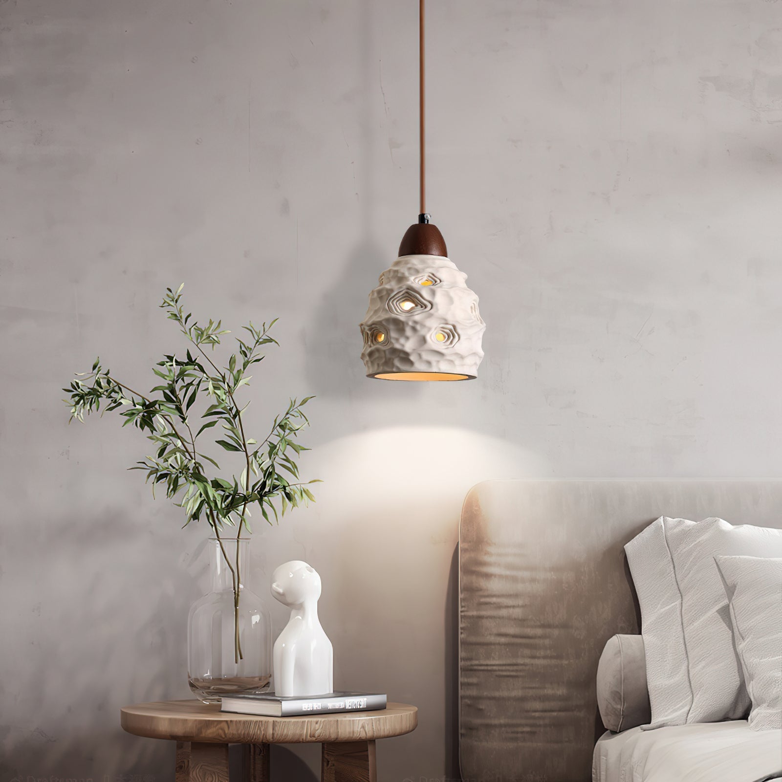 Nestle Cement Pendant Light - Letslighting