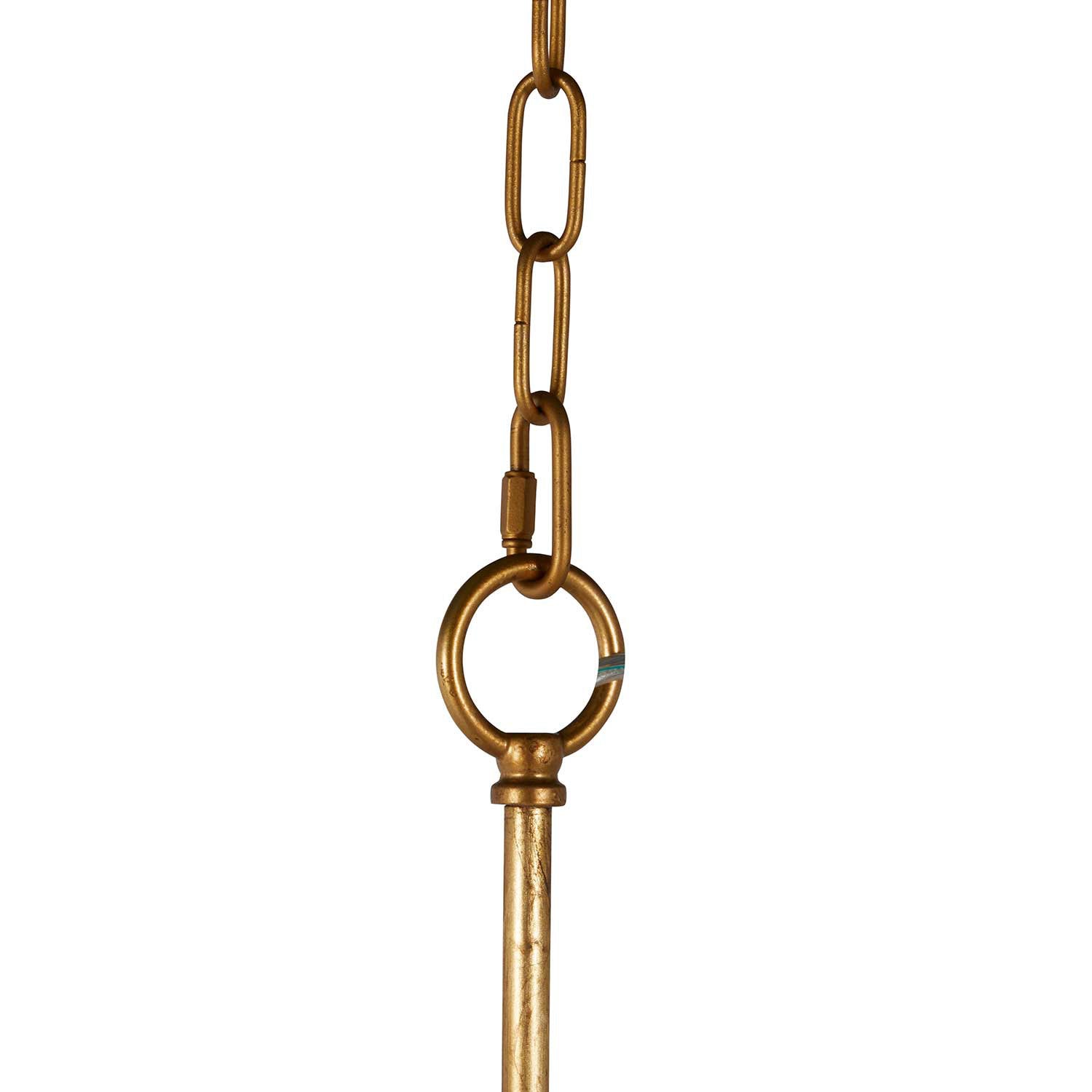 Zethayra Vintage Industrial Wooden Metal Chandelier - Lamp Copper