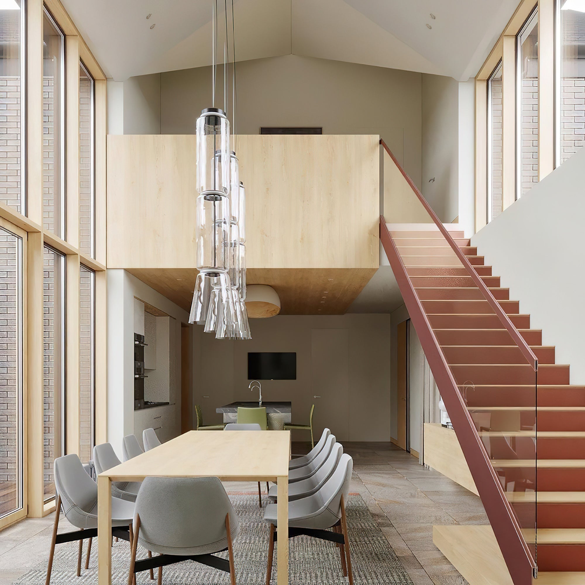 Cadorus Premium Elegance Glass Metal Pendant Lamp - Lamp Copper