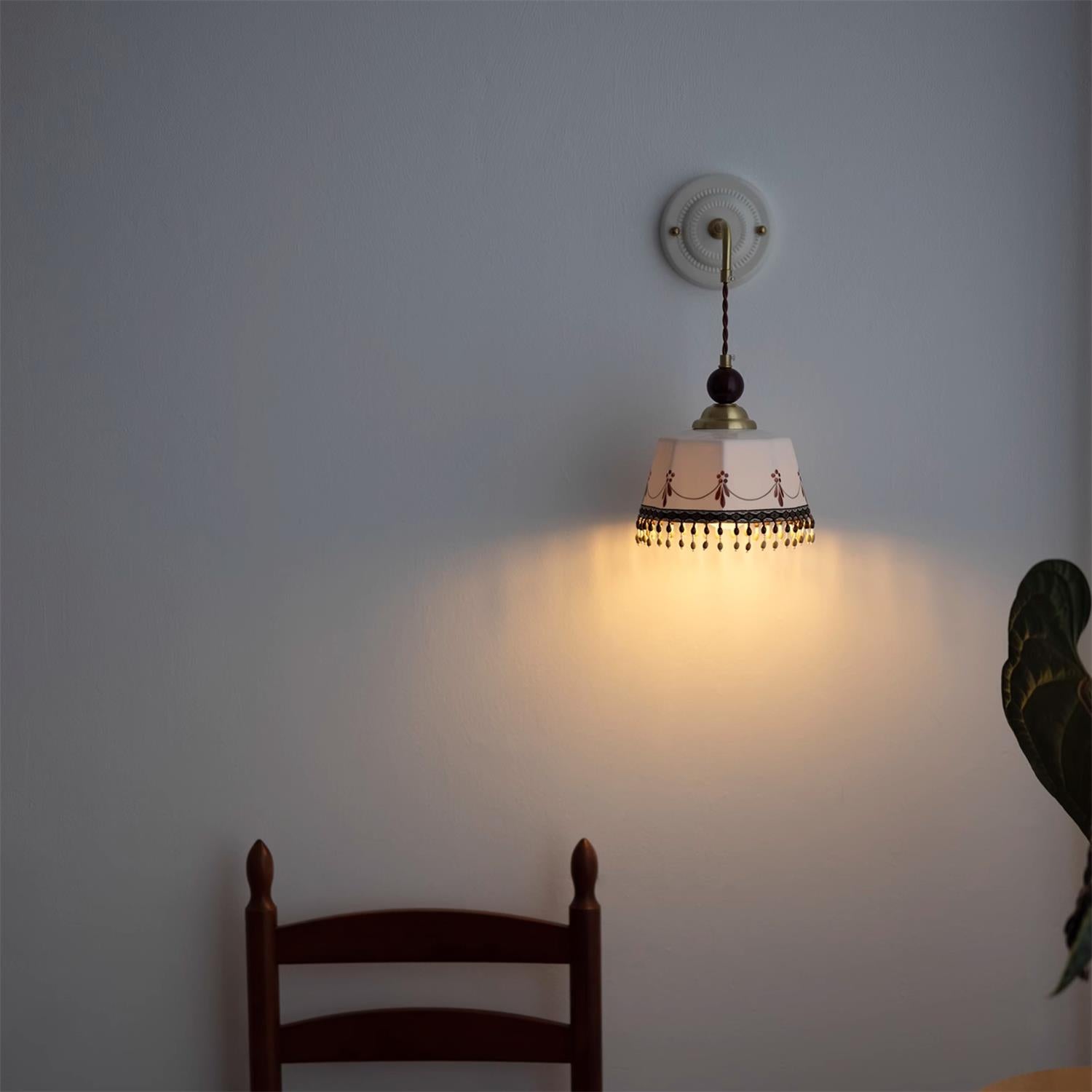 Noemi Applique Murale Vintage Florale Élégante - Neutralighting