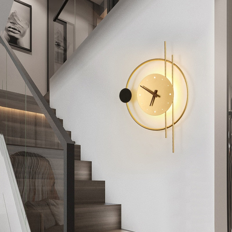 Selyn Applique Murale Led Moderne. Chambre. Noire/Or
