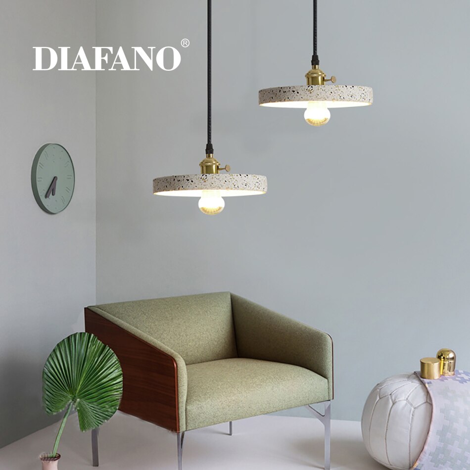 Arisha Luminaires Suspendus LED Élégant Nordiques Ciment Chambre - Neutralighting