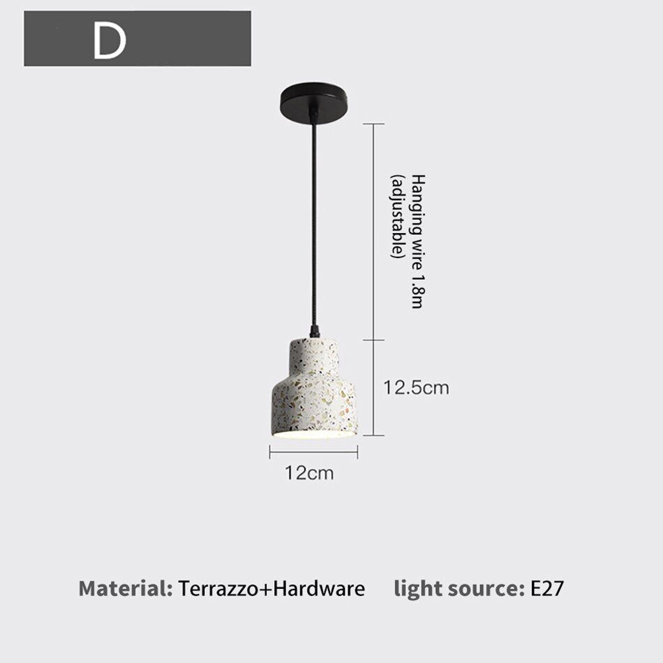 Arisha Luminaires Suspendus LED Élégant Nordiques Ciment Chambre - Neutralighting