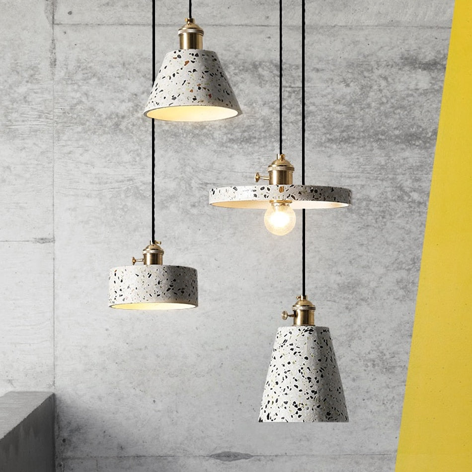 Arisha Luminaires Suspendus LED Élégant Nordiques Ciment Chambre - Neutralighting