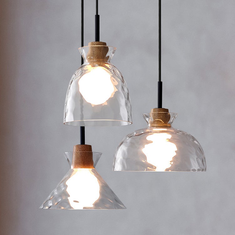Arisha Suspension Dôme Vintage, Verre, Marron, Salon - Neutralighting
