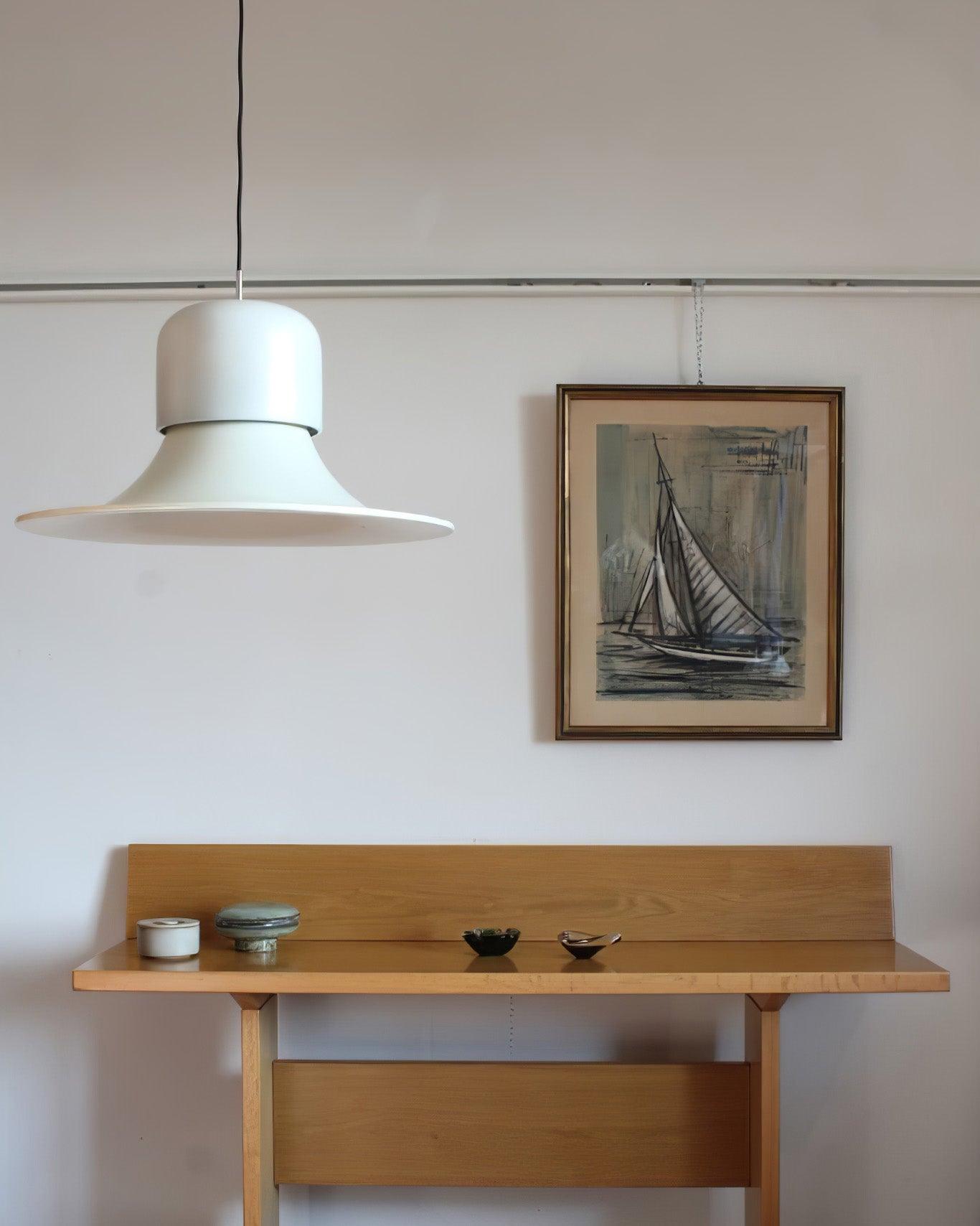 Nordisk Lampe Pendante Évasée Rouge LED Moderne - Neutralighting