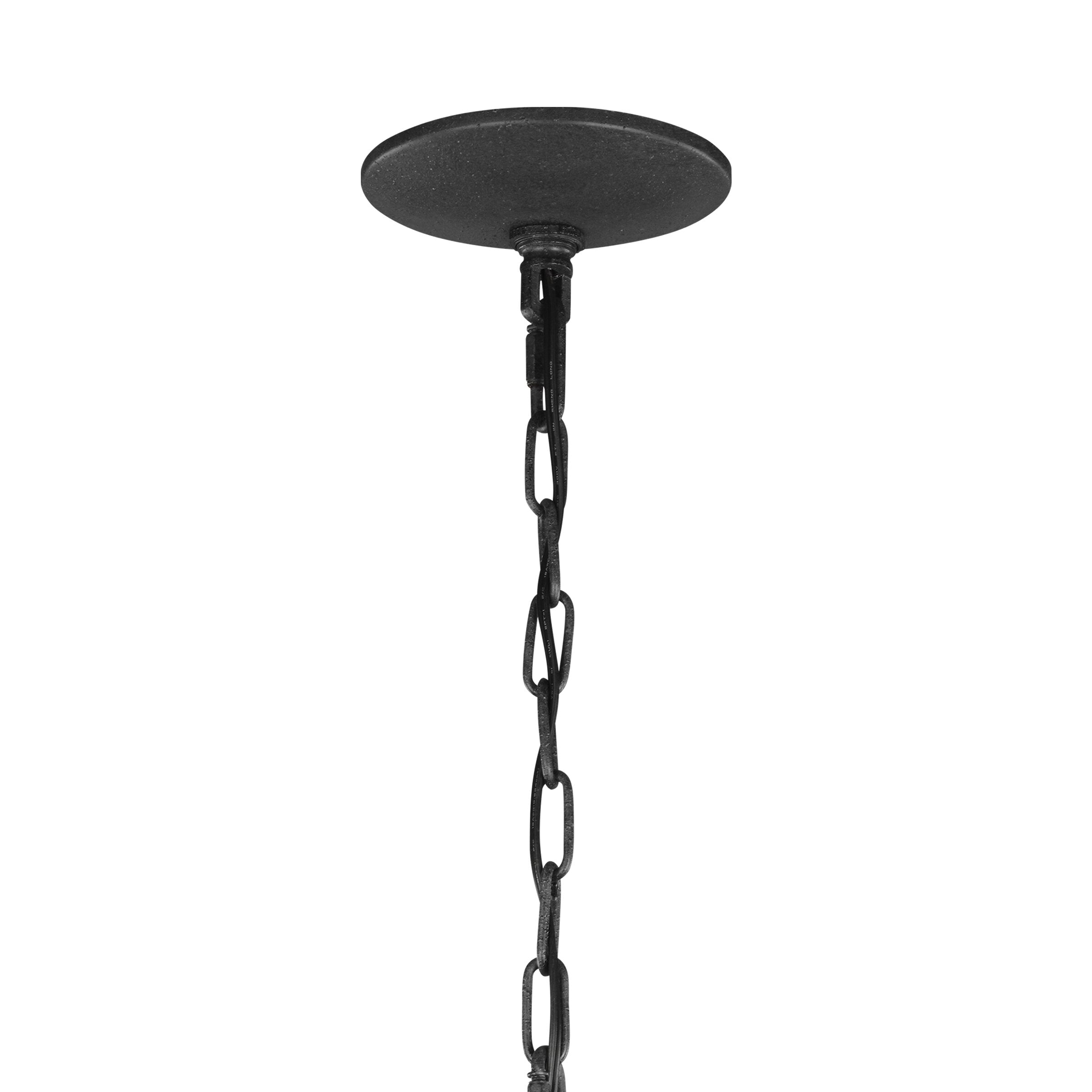 Alloren Vintage Industrial Empire Metal Chandelier - Lamp Copper