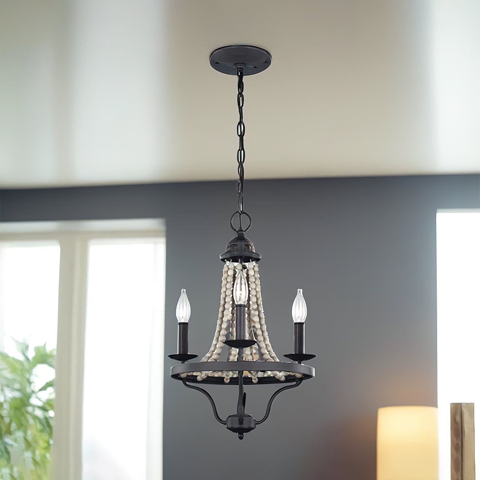 Alloren Vintage Industrial Empire Metal Chandelier - Lamp Copper