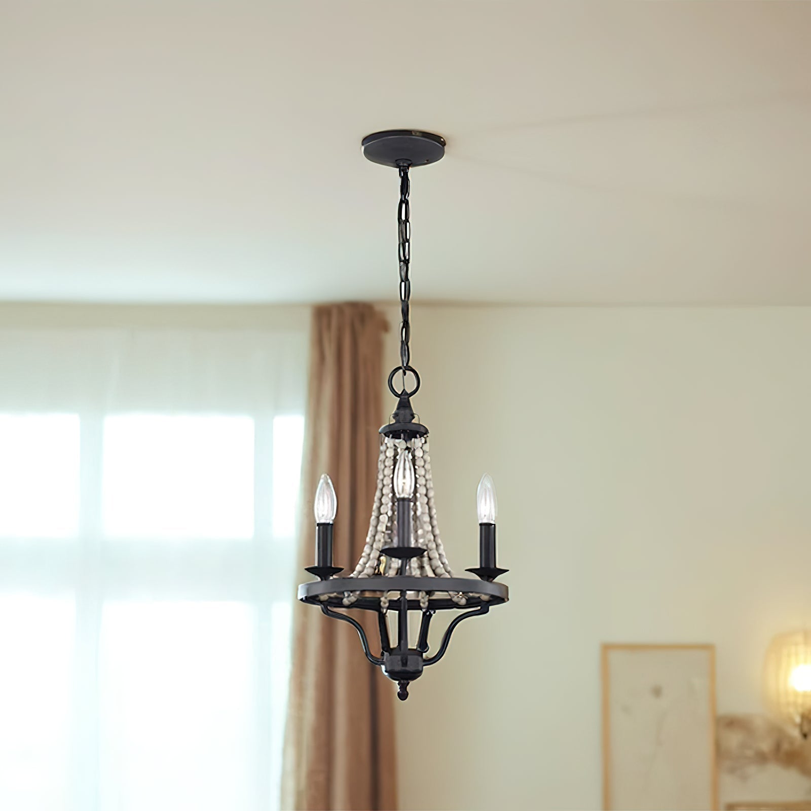 Alloren Vintage Industrial Empire Metal Chandelier - Lamp Copper