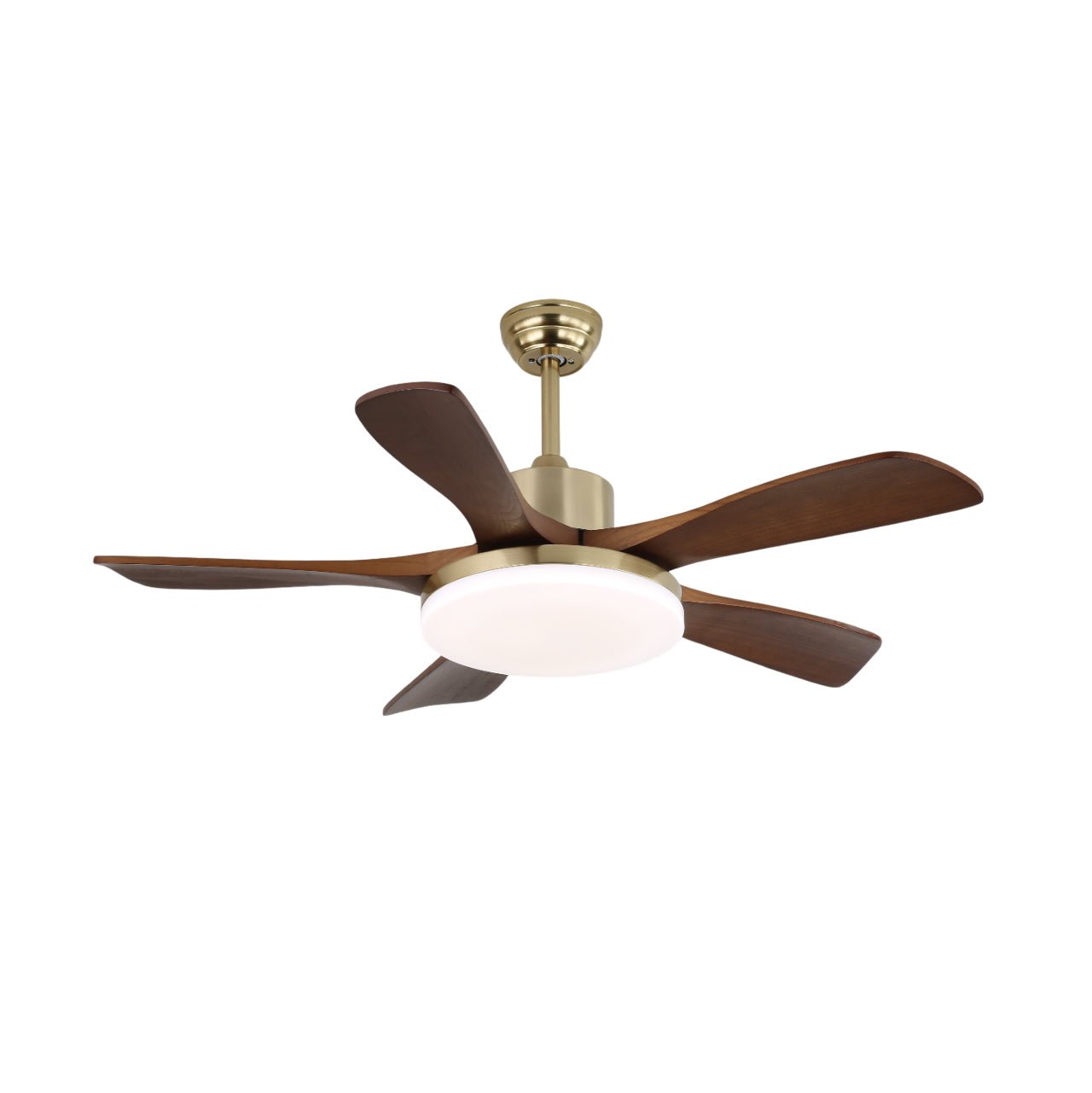 Détail de la source lumineuse LED intégrée dans le ventilateur Aurelia