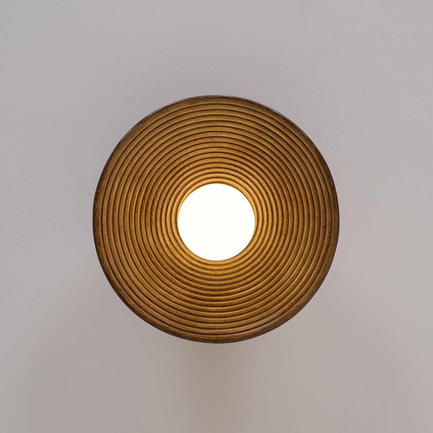 Orvian Wooden Flush Mount Ceiling Light with Round Globe - Letslighting