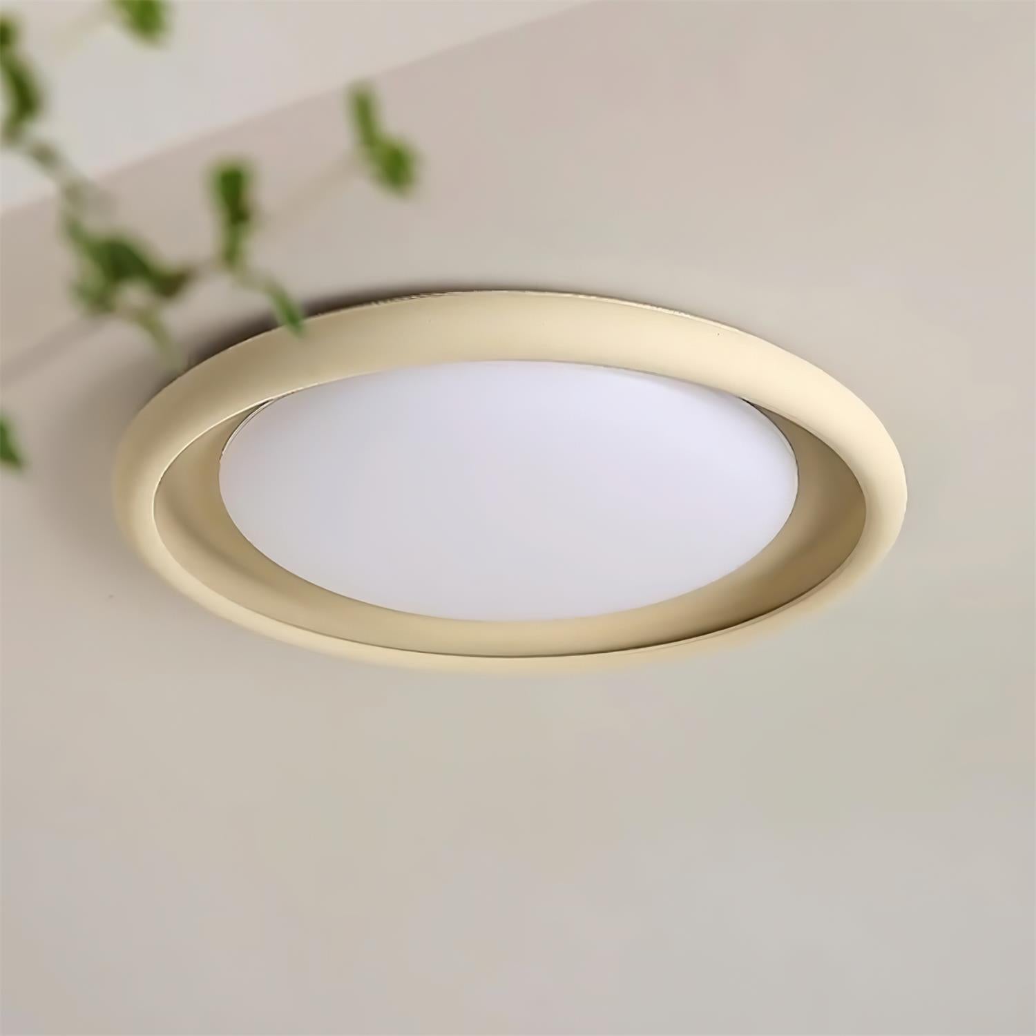 Nuria Plafonnier Ronde Silhouette Minimaliste Ambiance - Neutralighting