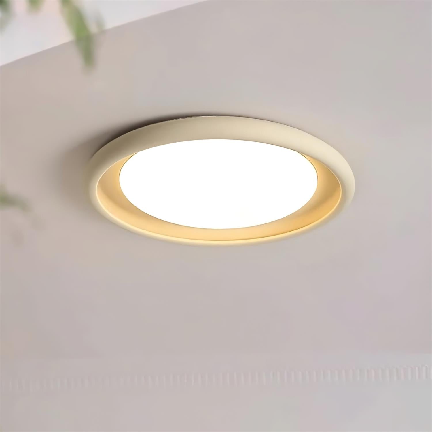 Nuria Plafonnier Ronde Silhouette Minimaliste Ambiance - Neutralighting