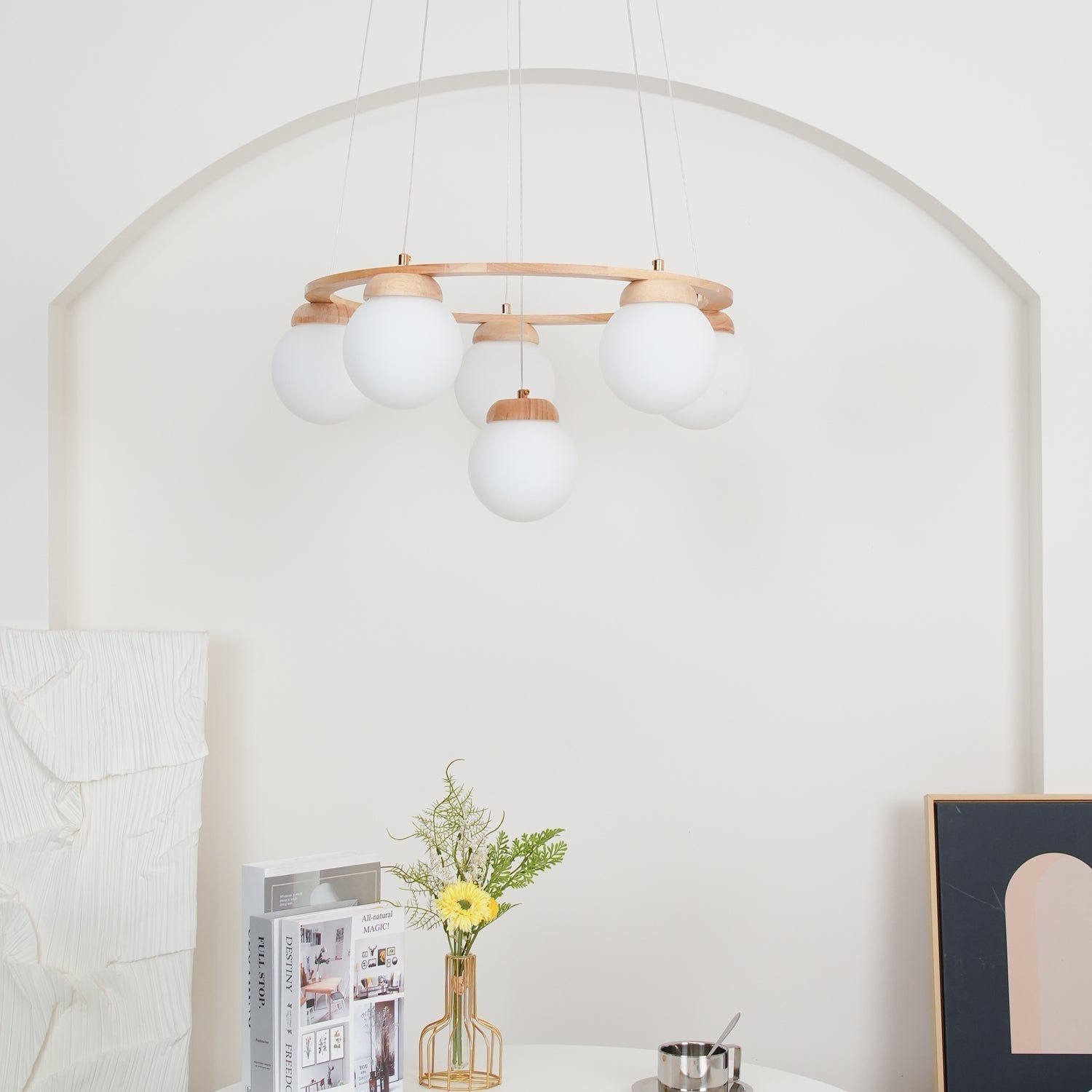 Miira Wood Chandelier - Blowlighting