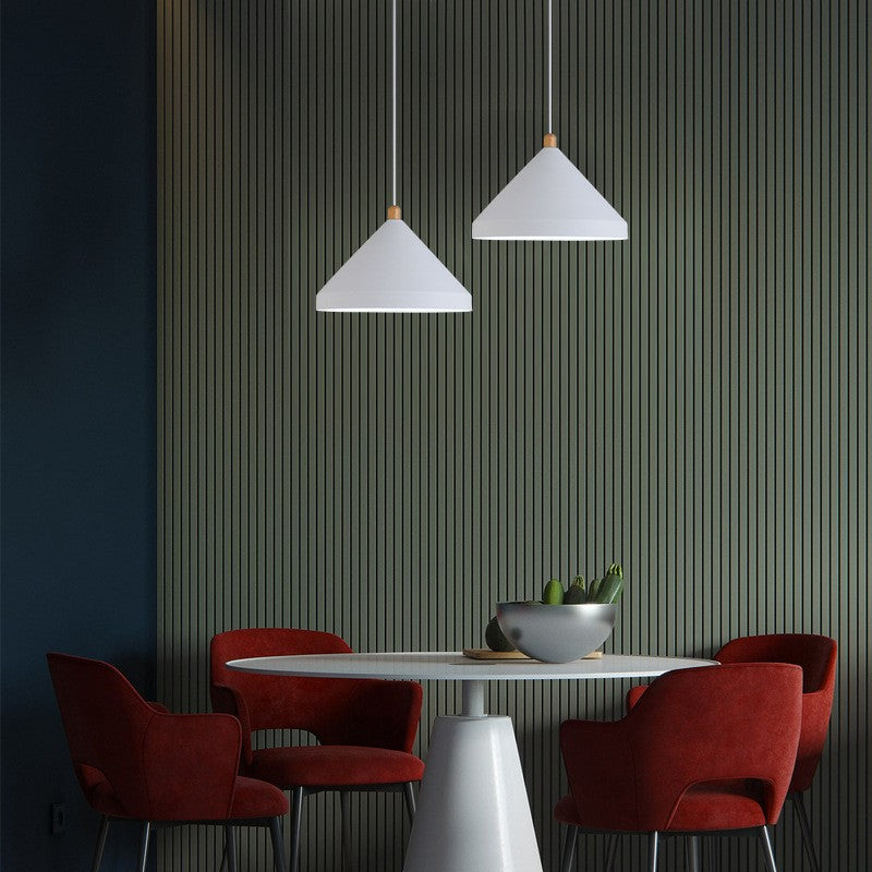 Valentina Industriel Métal Suspension Noir/Blanc Chambre À Coucher/Salle À Manger - Neutralighting