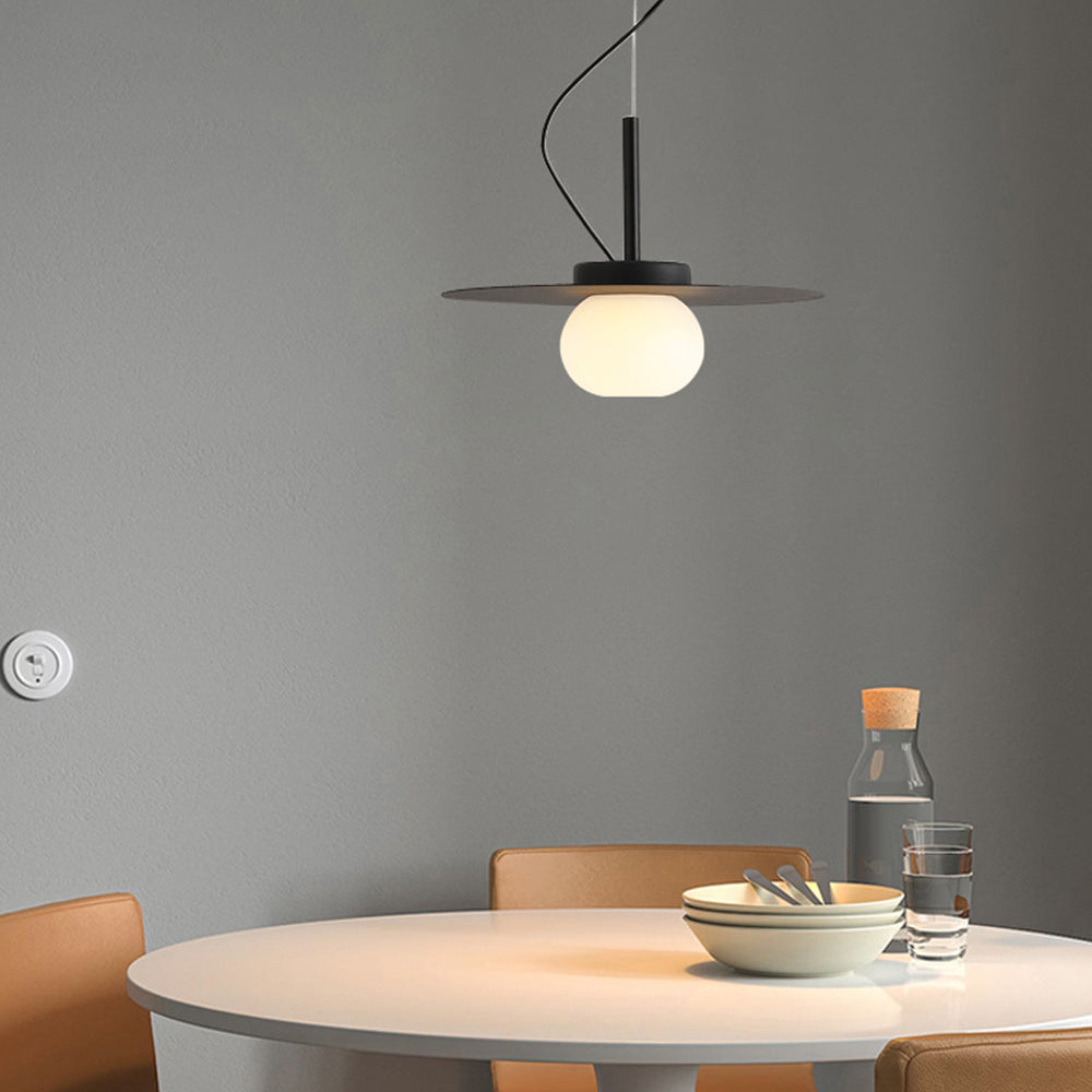 Arisha Suspension Minimaliste Métal Verre Salle à Manger Salle d'étude - Neutralighting