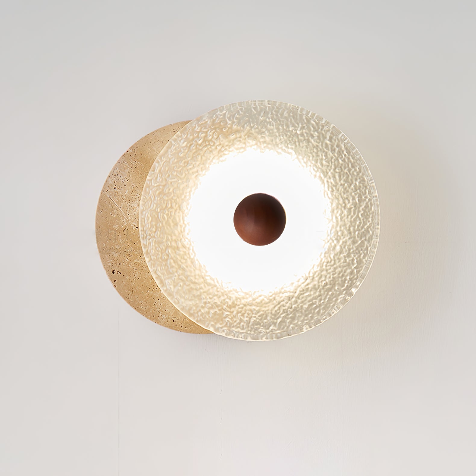 Olivia Applique Murale Moderne en Travertin - Neutralighting