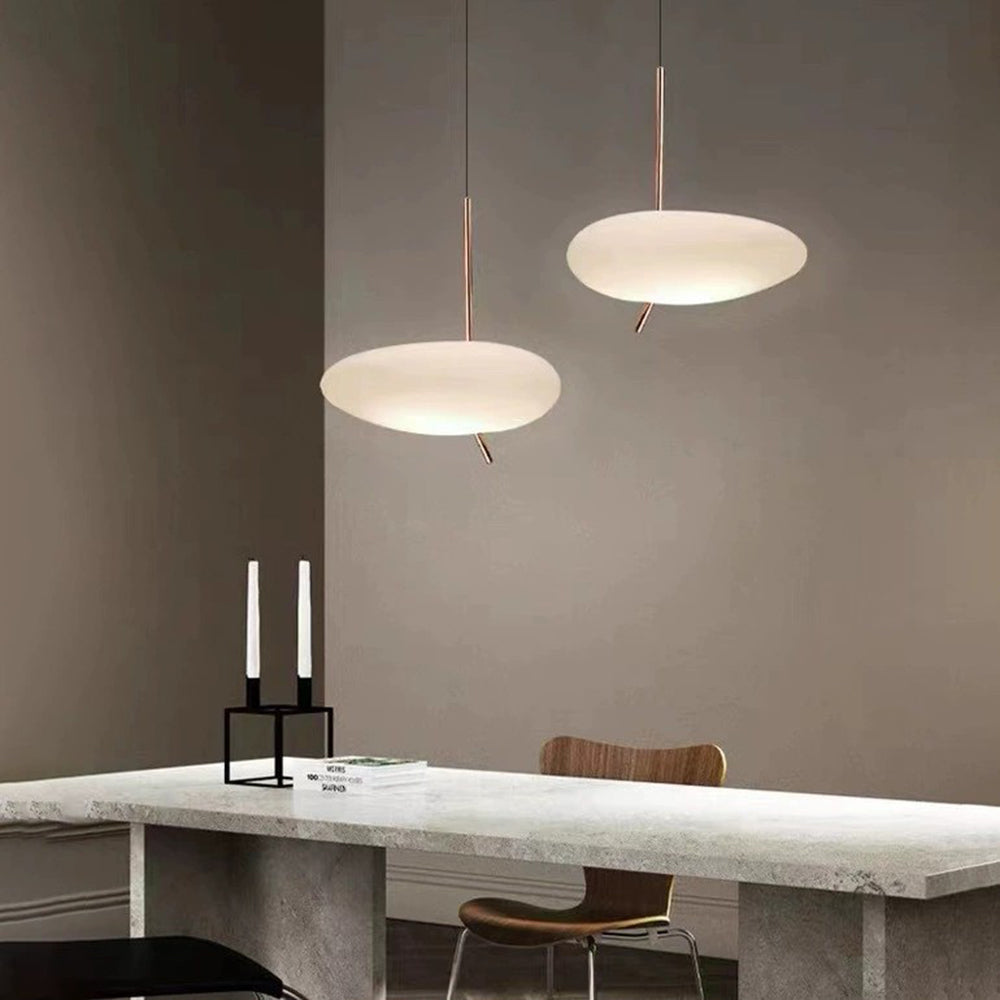 Valentina Suspension Moderne Galets Acrylique Métal Salon - Neutralighting