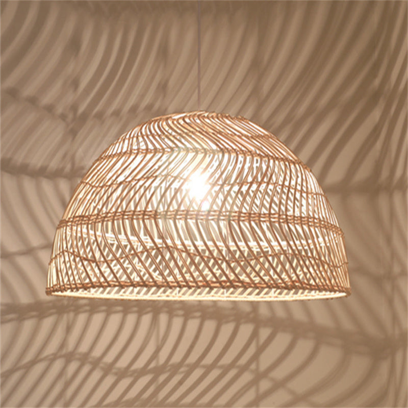 Ritta Retro Rotin/Métal Suspension Chambre à Coucher - Neutralighting