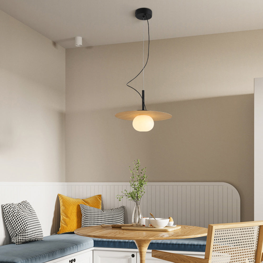 Arisha Suspension Minimaliste Métal Verre Salle à Manger Salle d'étude - Neutralighting