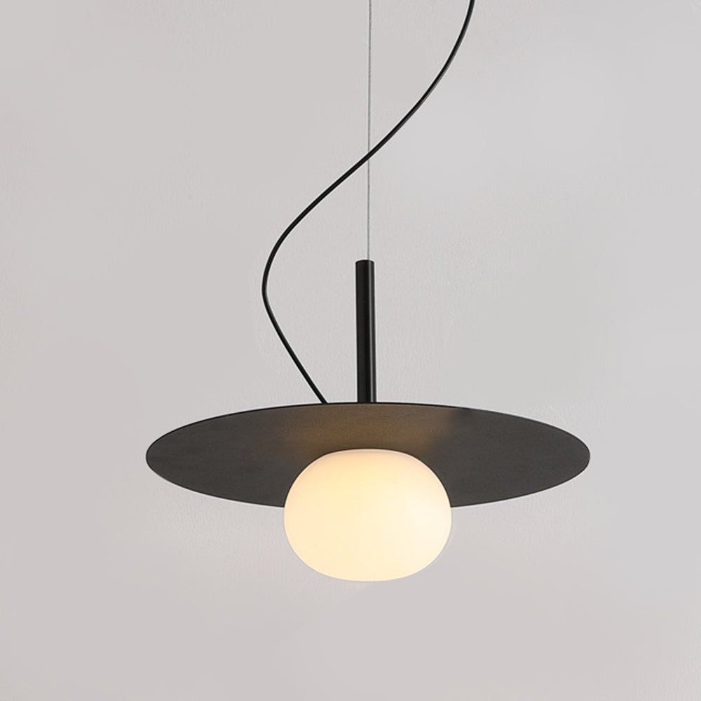Arisha Suspension Minimaliste Métal Verre Salle à Manger Salle d'étude - Neutralighting