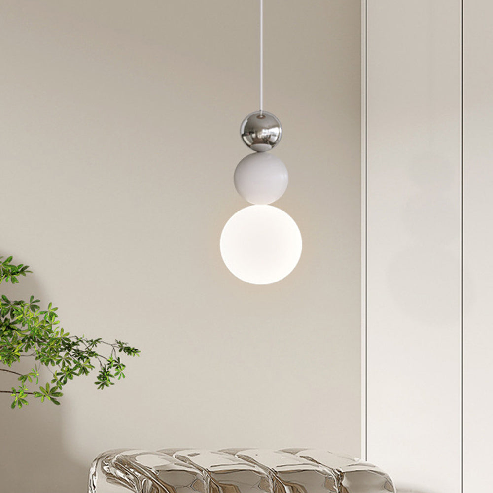 Valentina Suspension LED Moderne Bauhaus Verre Métal Chambre à Coucher - Neutralighting