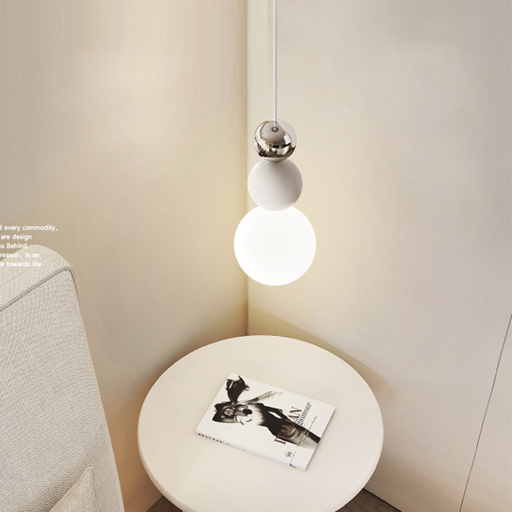 Valentina Suspension LED Moderne Bauhaus Verre Métal Chambre à Coucher - Neutralighting
