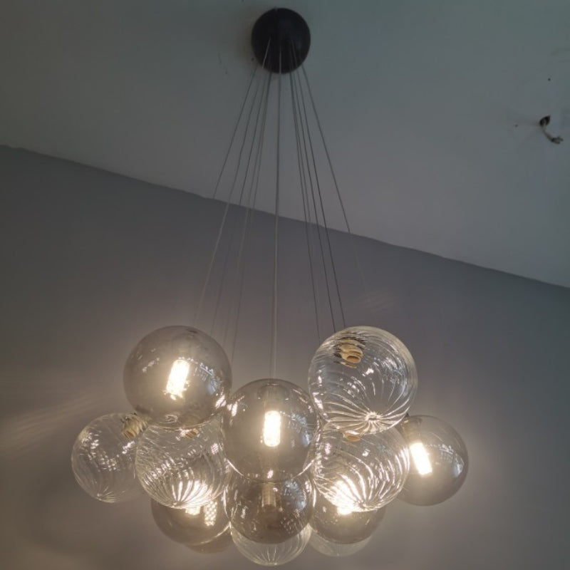 Valentina Moderne Suspension Métal Verre Salon Salle à Manger - Neutralighting