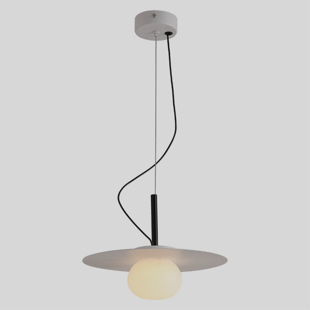 Arisha Suspension Minimaliste Métal Verre Salle à Manger Salle d'étude - Neutralighting
