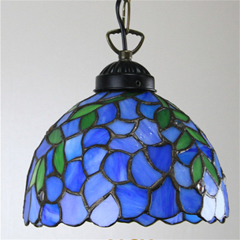 Tiffany Cottage LED Suspension Métal Verre Chambre À Coucher/Salon - Neutralighting