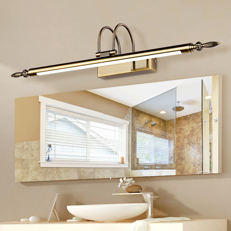 Arisha Applique Murale LED Linéaire Moderne, Métal, Noir, Salon/Salle de Bain - Neutralighting