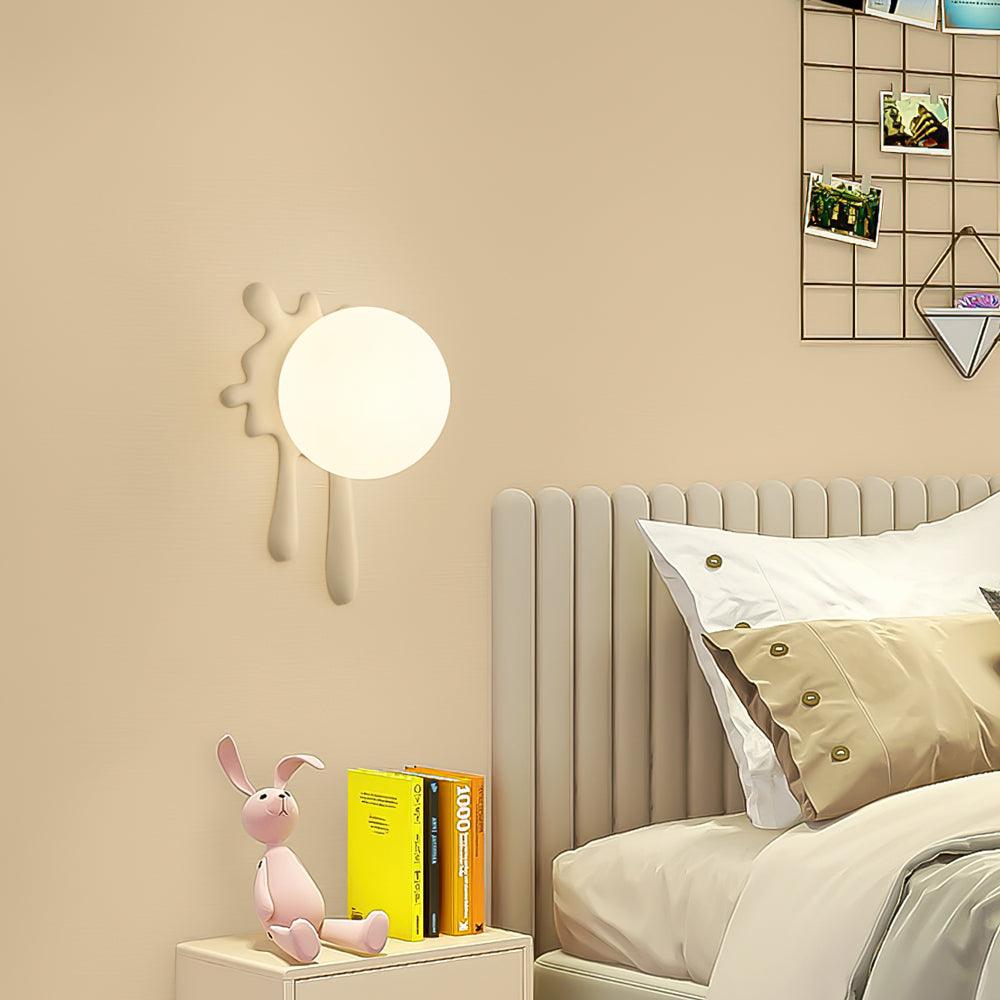 Lustra Applique Murale Abstraite Résine Éclat Globe Lumineux Ludique Artistique - Neutralighting