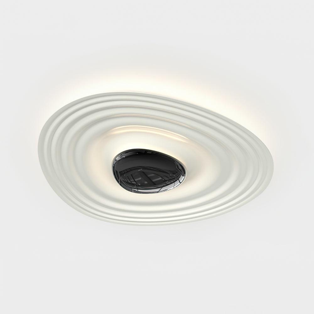 Solara Plafonnier Ripple Ring Sculptural Moderne - Neutralighting