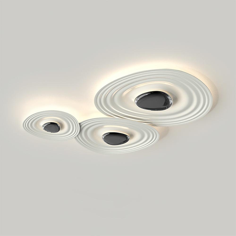 Solara Plafonnier Ripple Ring Sculptural Moderne - Neutralighting
