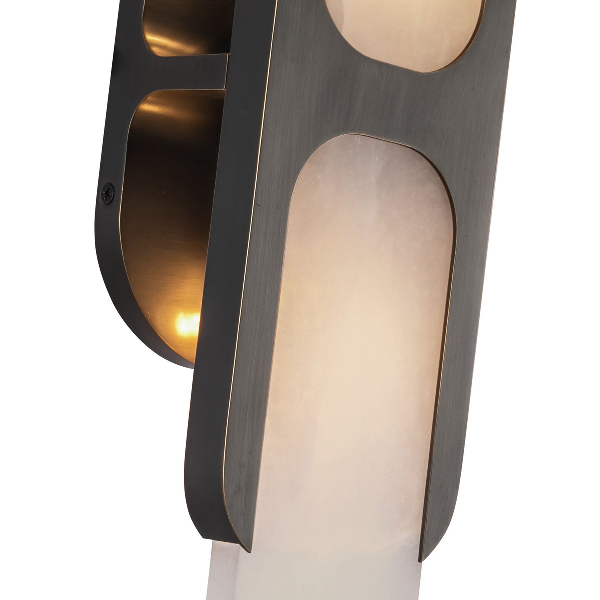 Ulthaora Applique murale à double globe en albâtre - Neutralighting