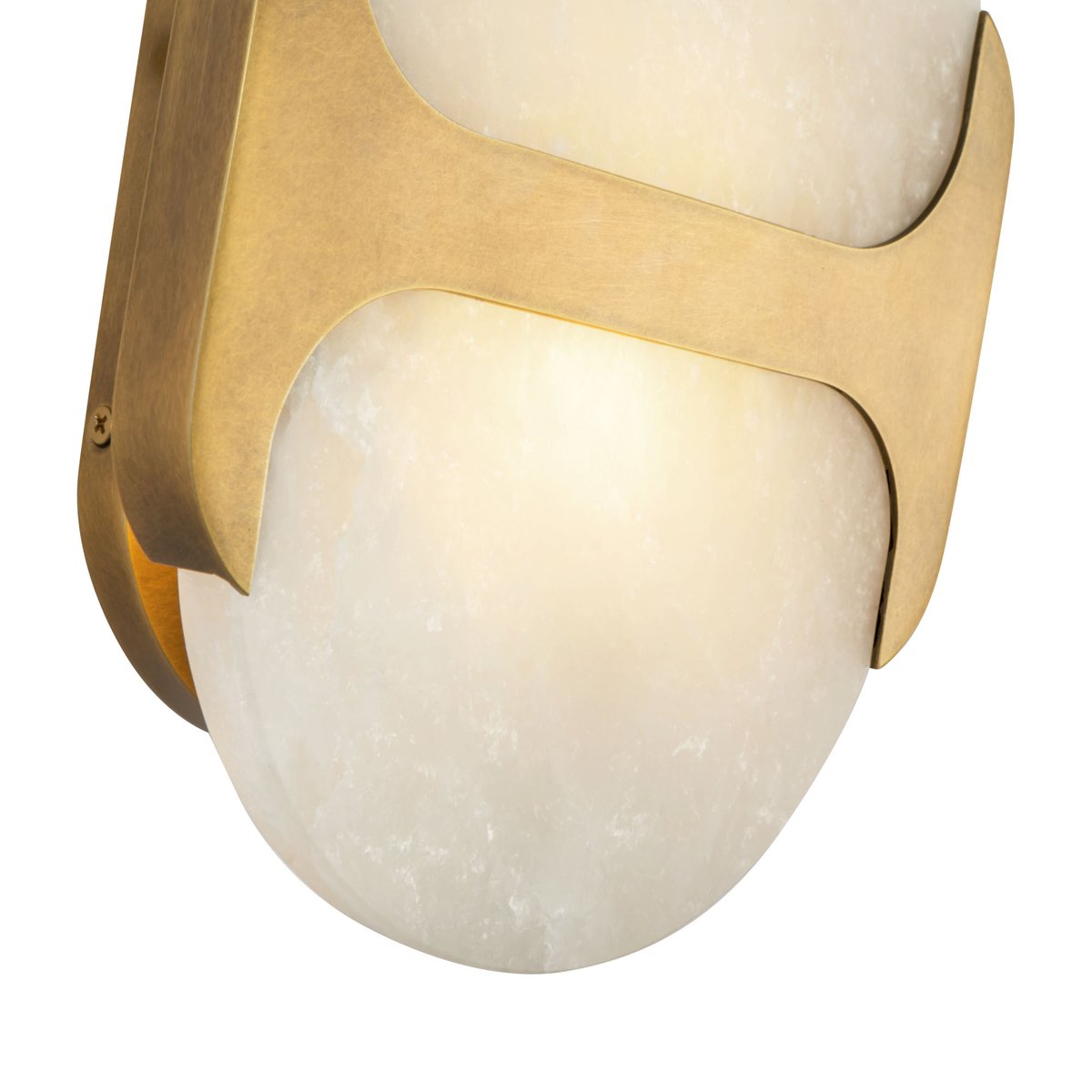 Ulthaora Applique murale à double globe en albâtre - Neutralighting