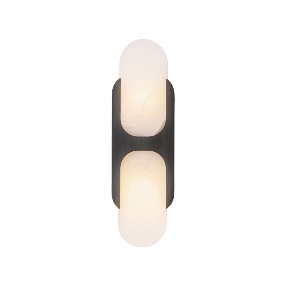 Ulthaora Applique murale à double globe en albâtre - Neutralighting