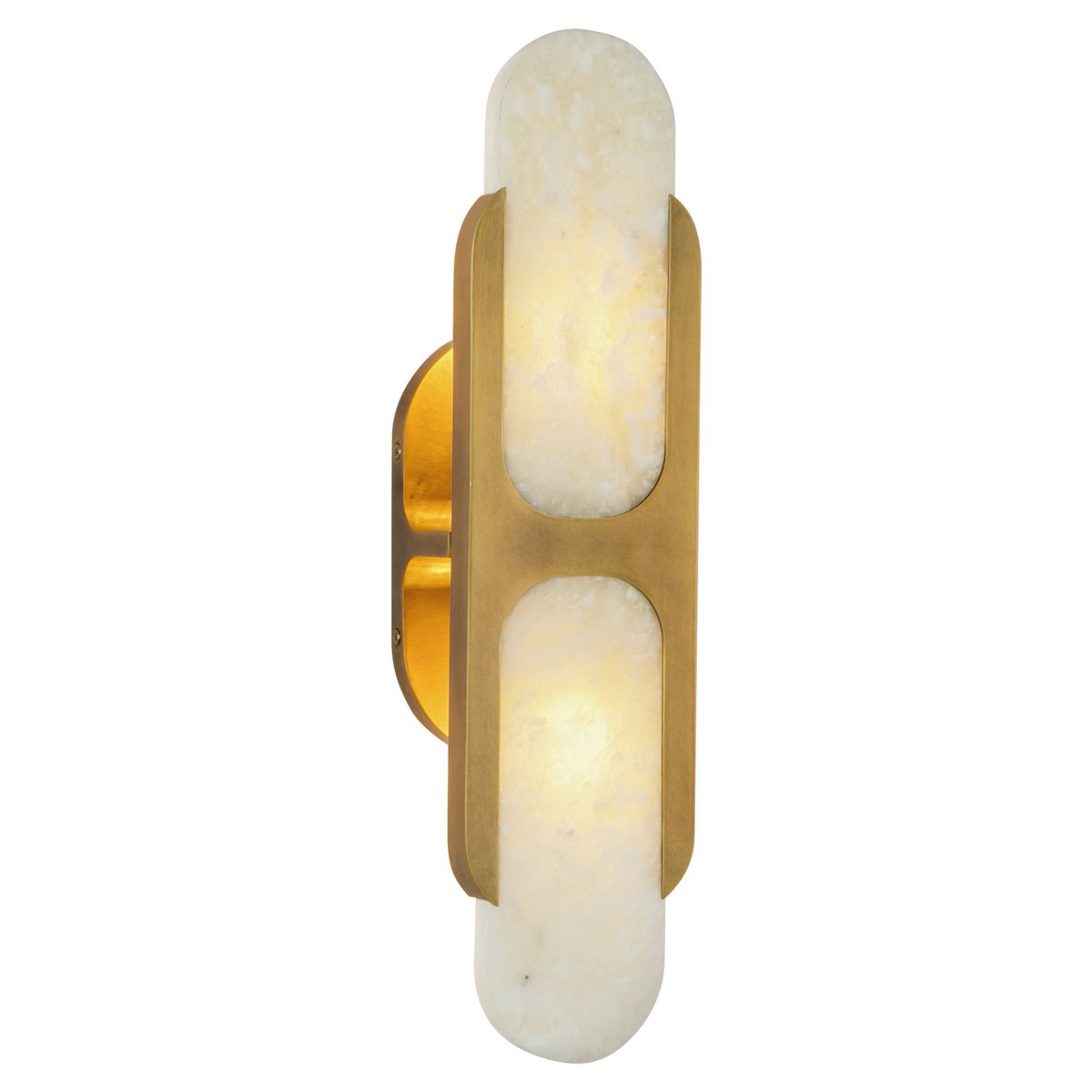 Ulthaora Applique murale à double globe en albâtre - Neutralighting