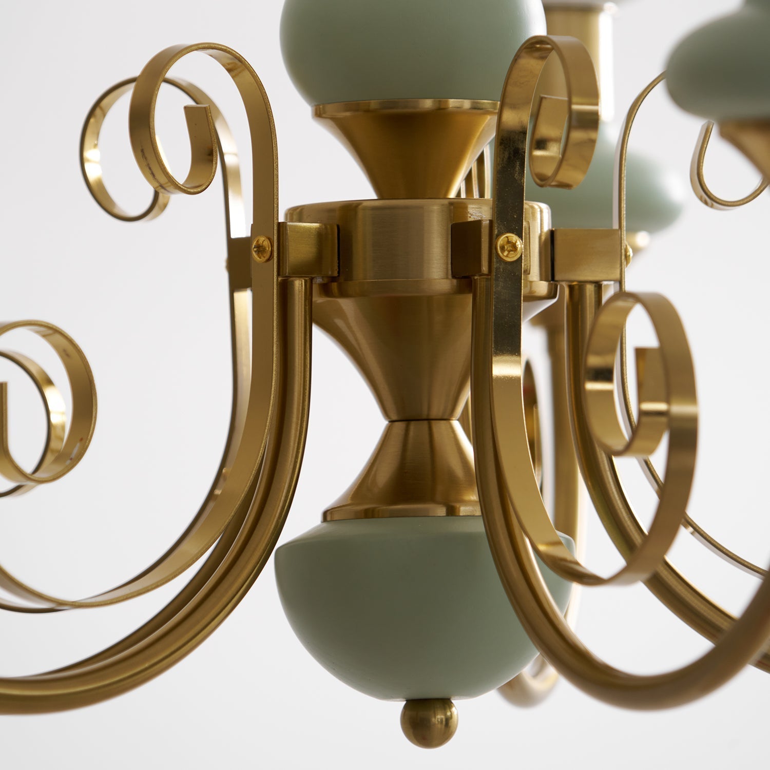 Evsolia Premium Nordic Art Onyx Glass Chandelier - Lamp Copper