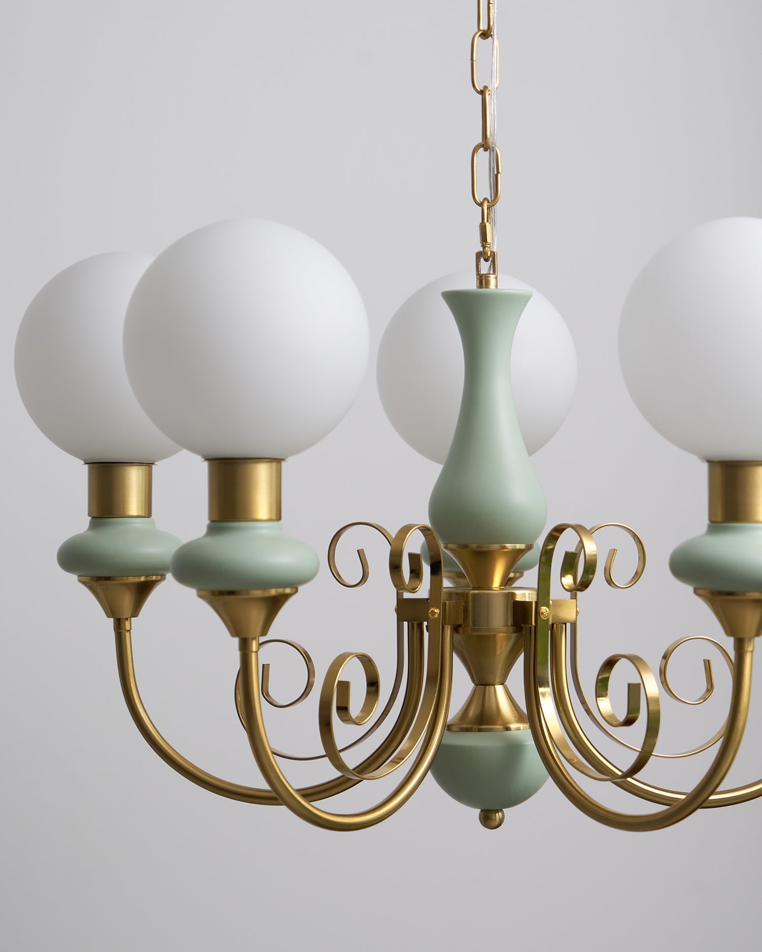 Evsolia Premium Nordic Art Onyx Glass Chandelier - Lamp Copper