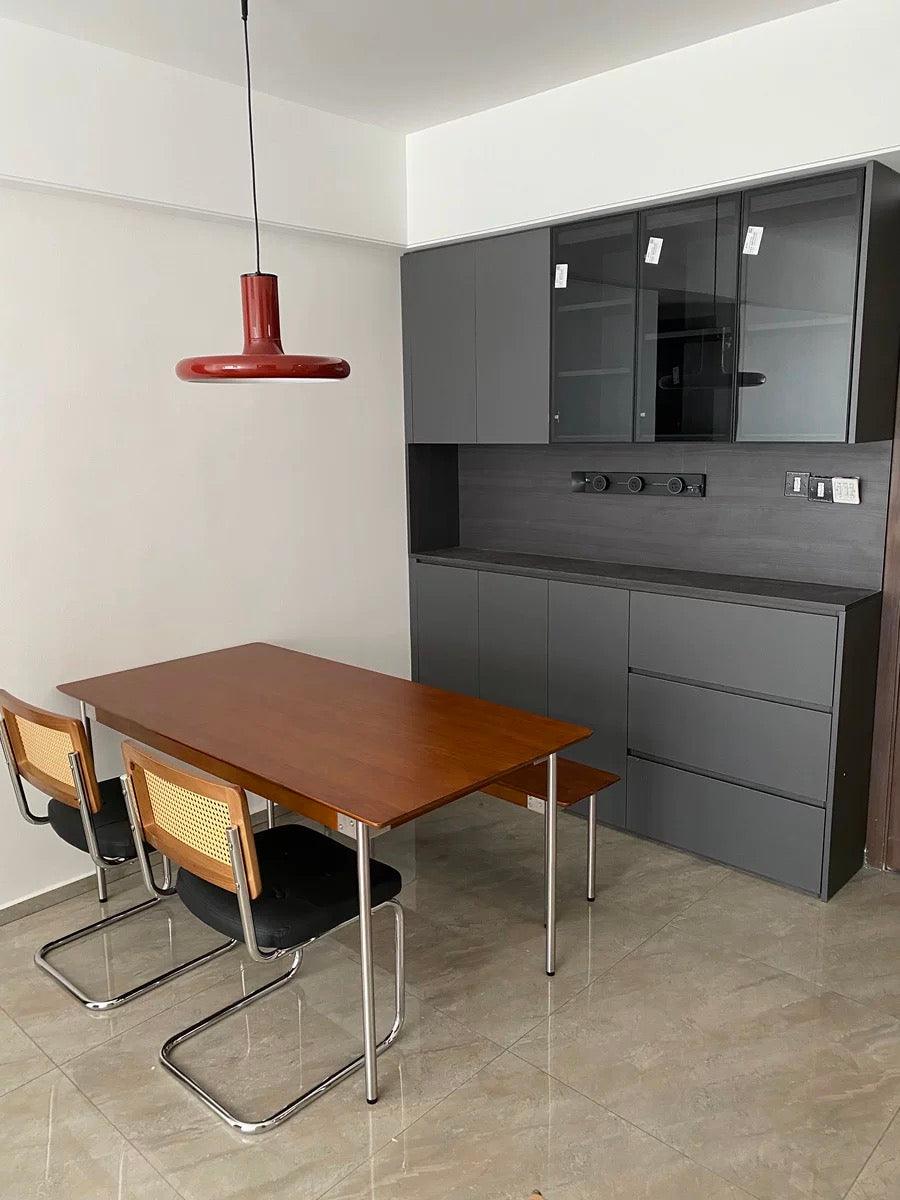 Solara Lampe suspendue cylindrique en aluminium à disque industriel - Neutralighting