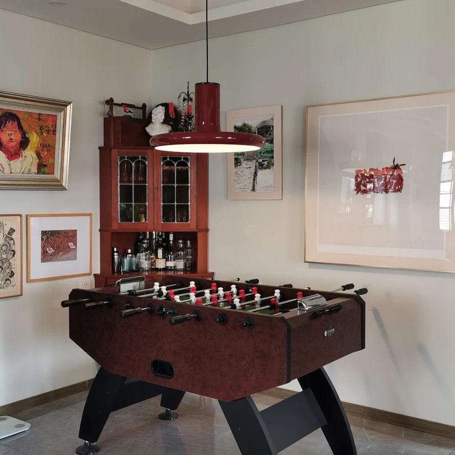 Solara Lampe suspendue cylindrique en aluminium à disque industriel - Neutralighting