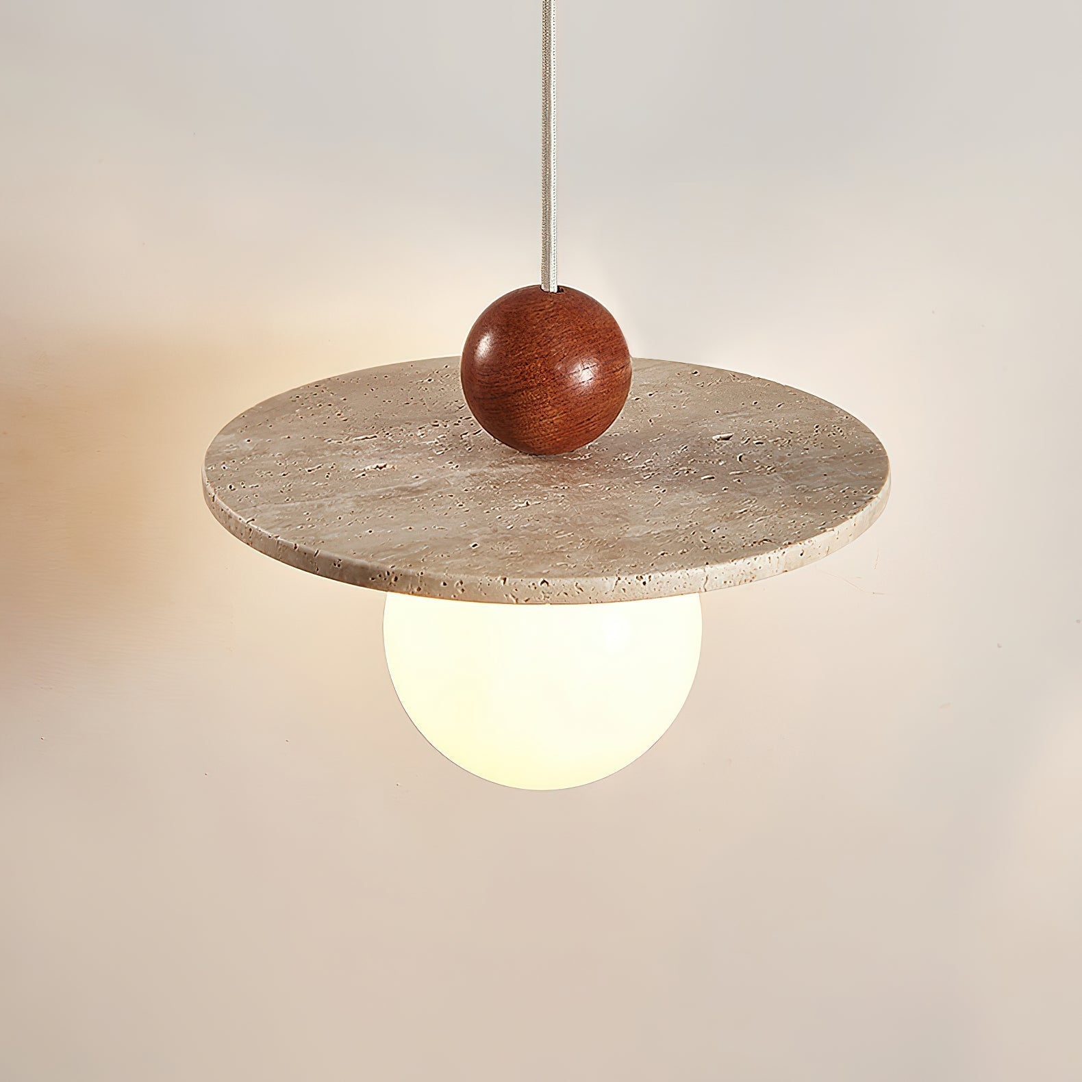 Marcio Suspension en Travertin - Neutralighting